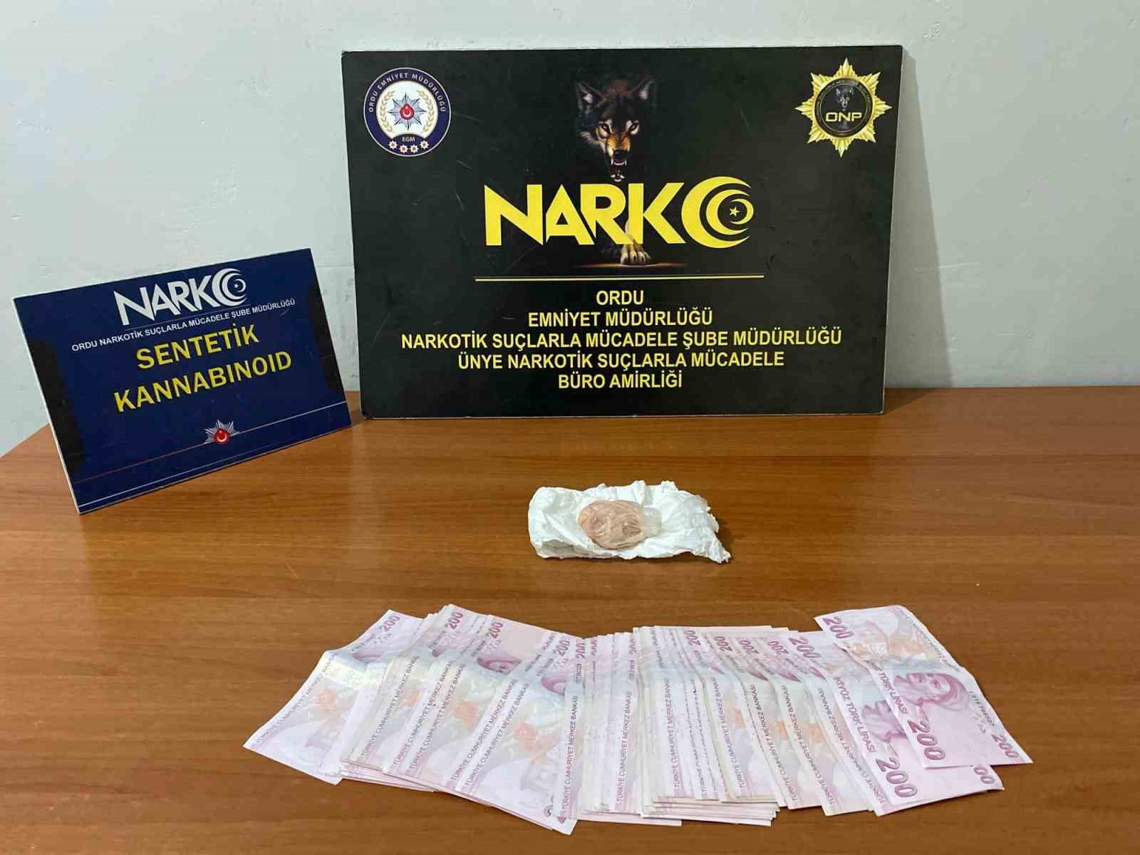 Ordu’da uyuşturucu operasyonlarında 3 tutuklama
