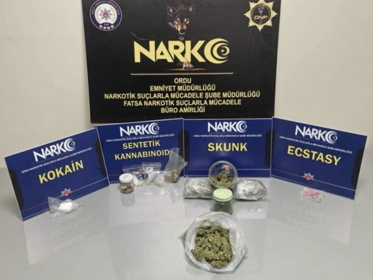 Ordu’da uyuşturucu operasyonlarında 7 tutuklama
