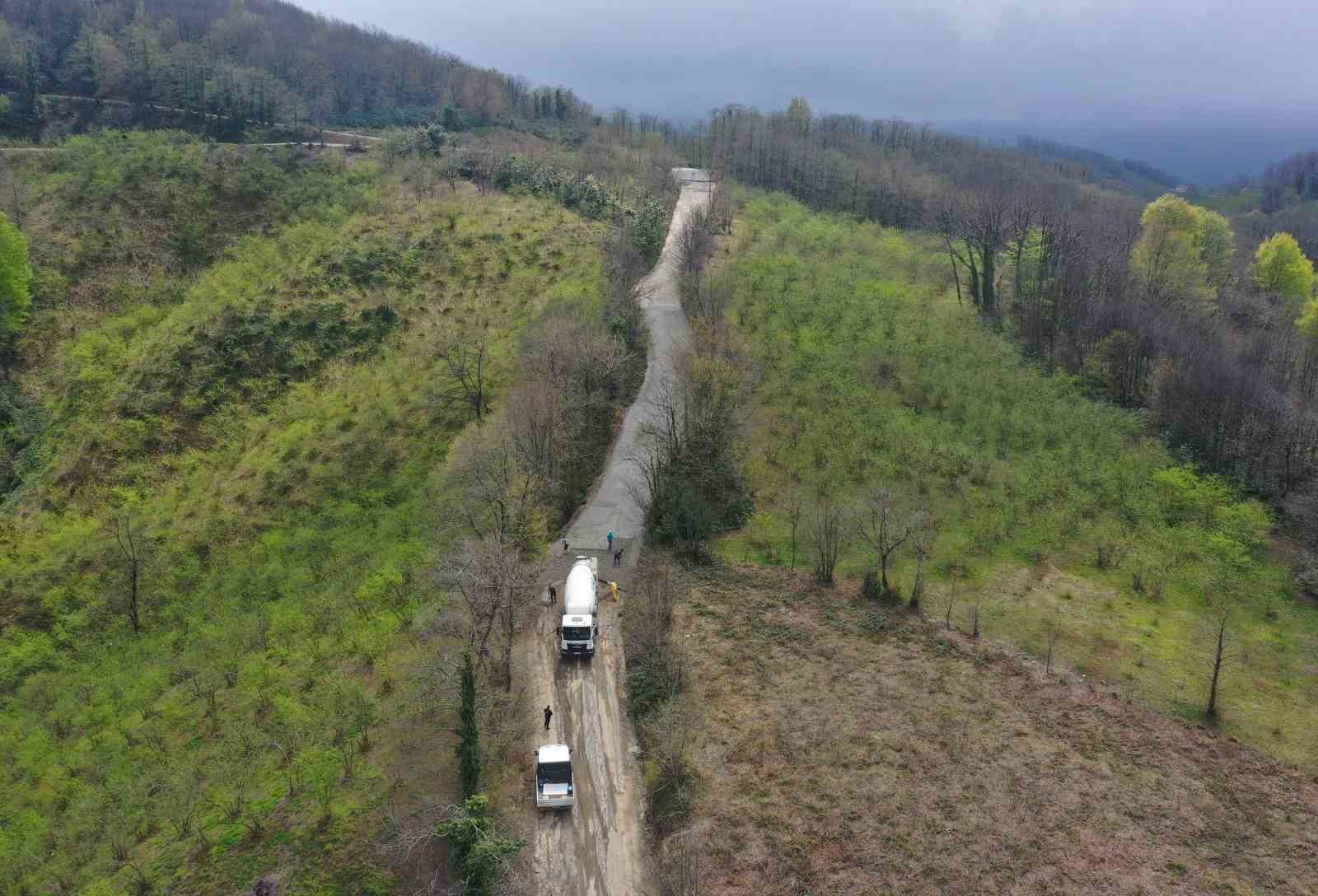 Ordu’nun kırsalında ulaşım konforu artıyor
