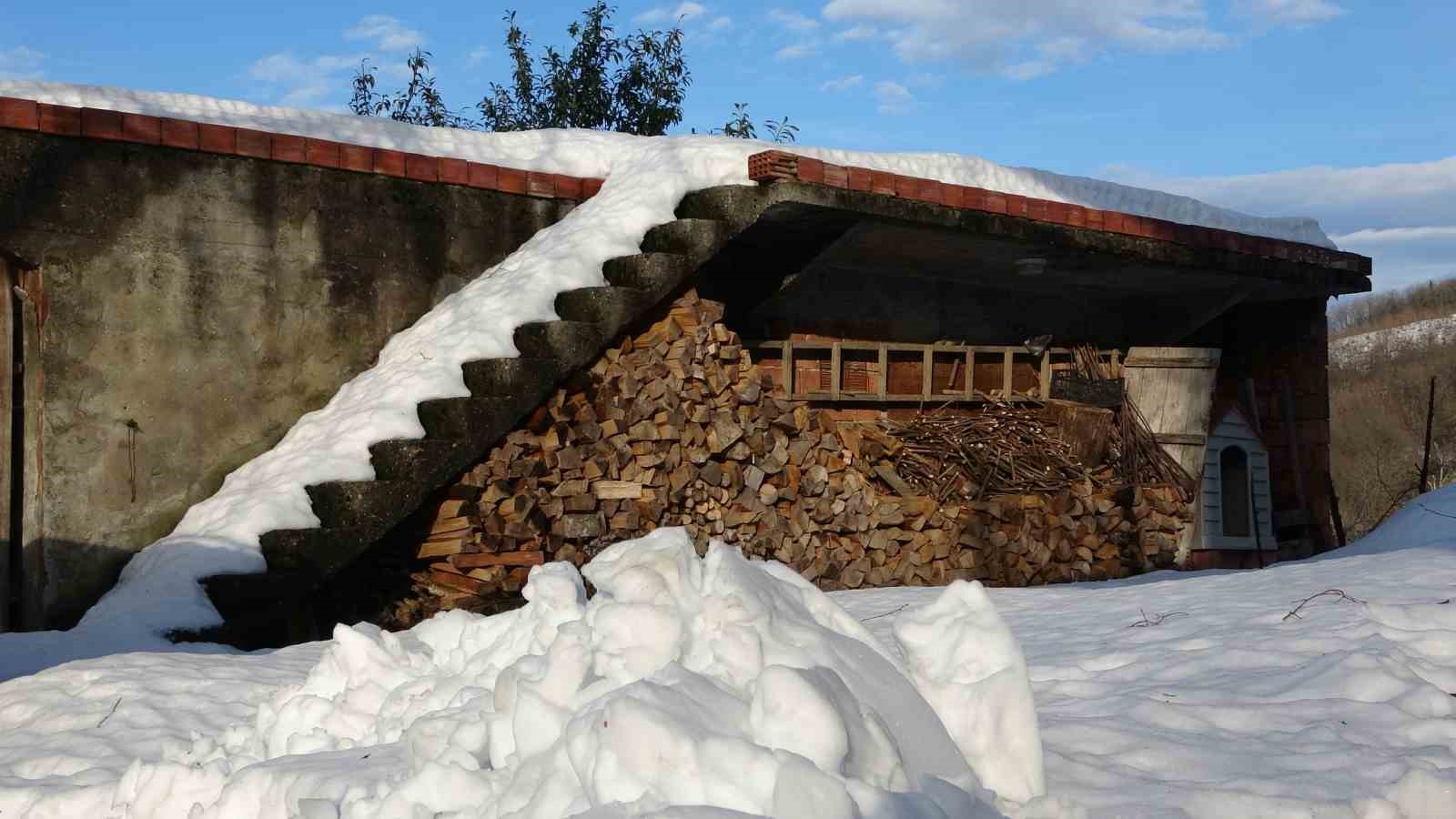 Ordu’nun yükseklerinde kar manzaraları

