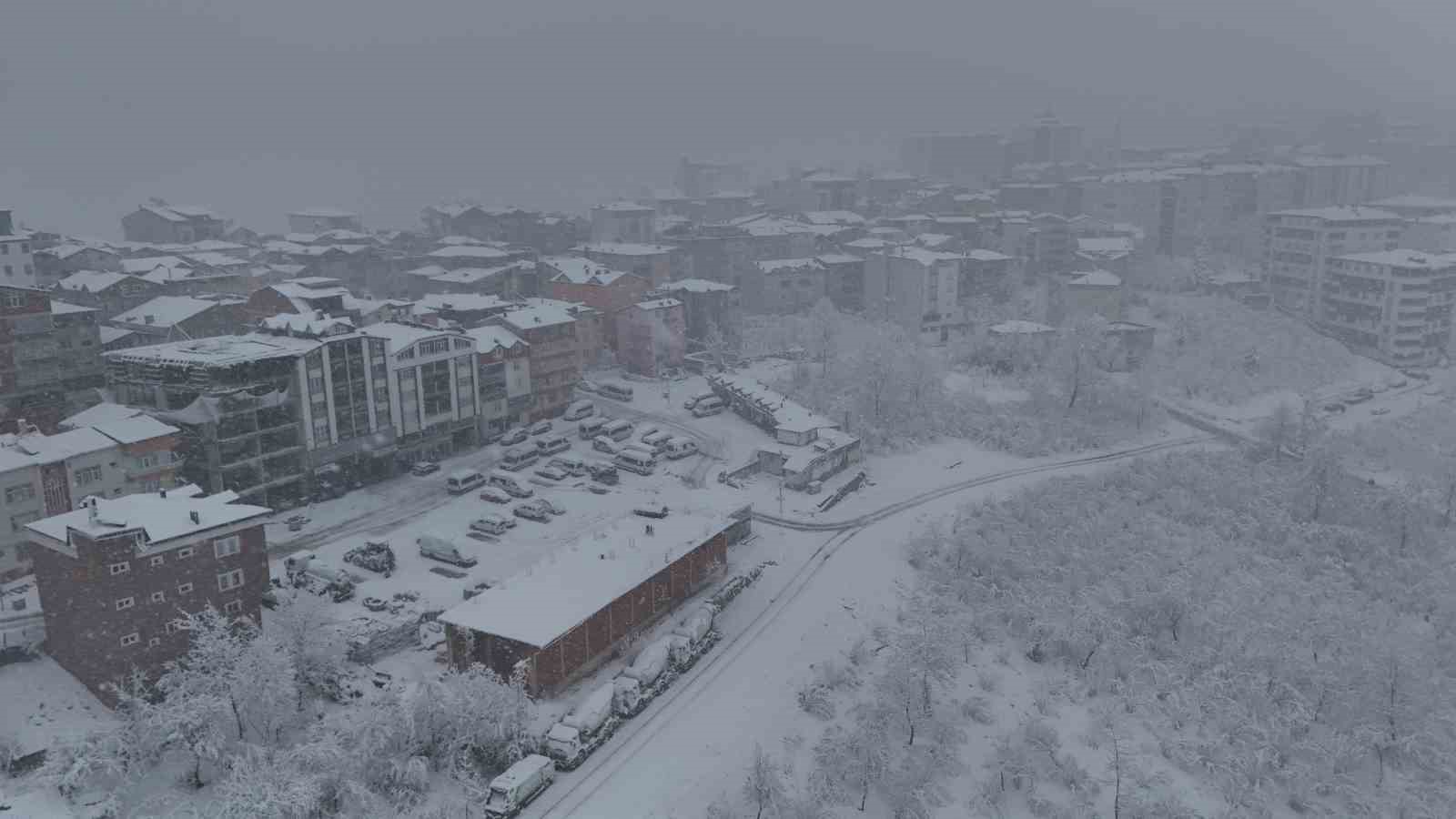 Ordu’nun yükseklerinde kar yağışı
