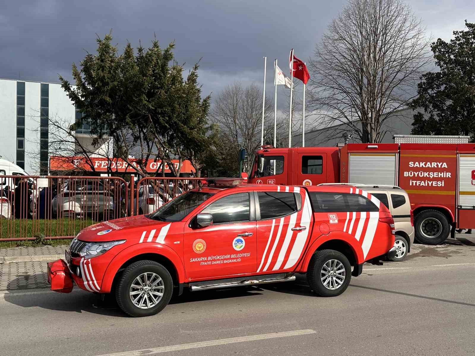 Organize sanayideki koku ekipleri harekete geçirdi
