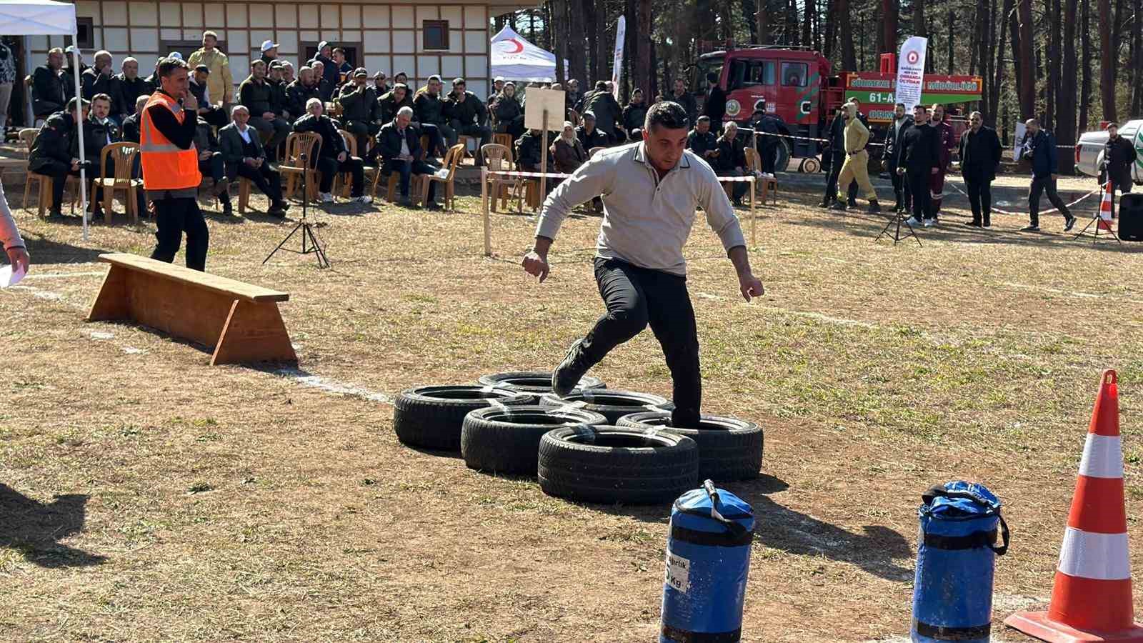 Ormancılar kıyasıya yarıştı
