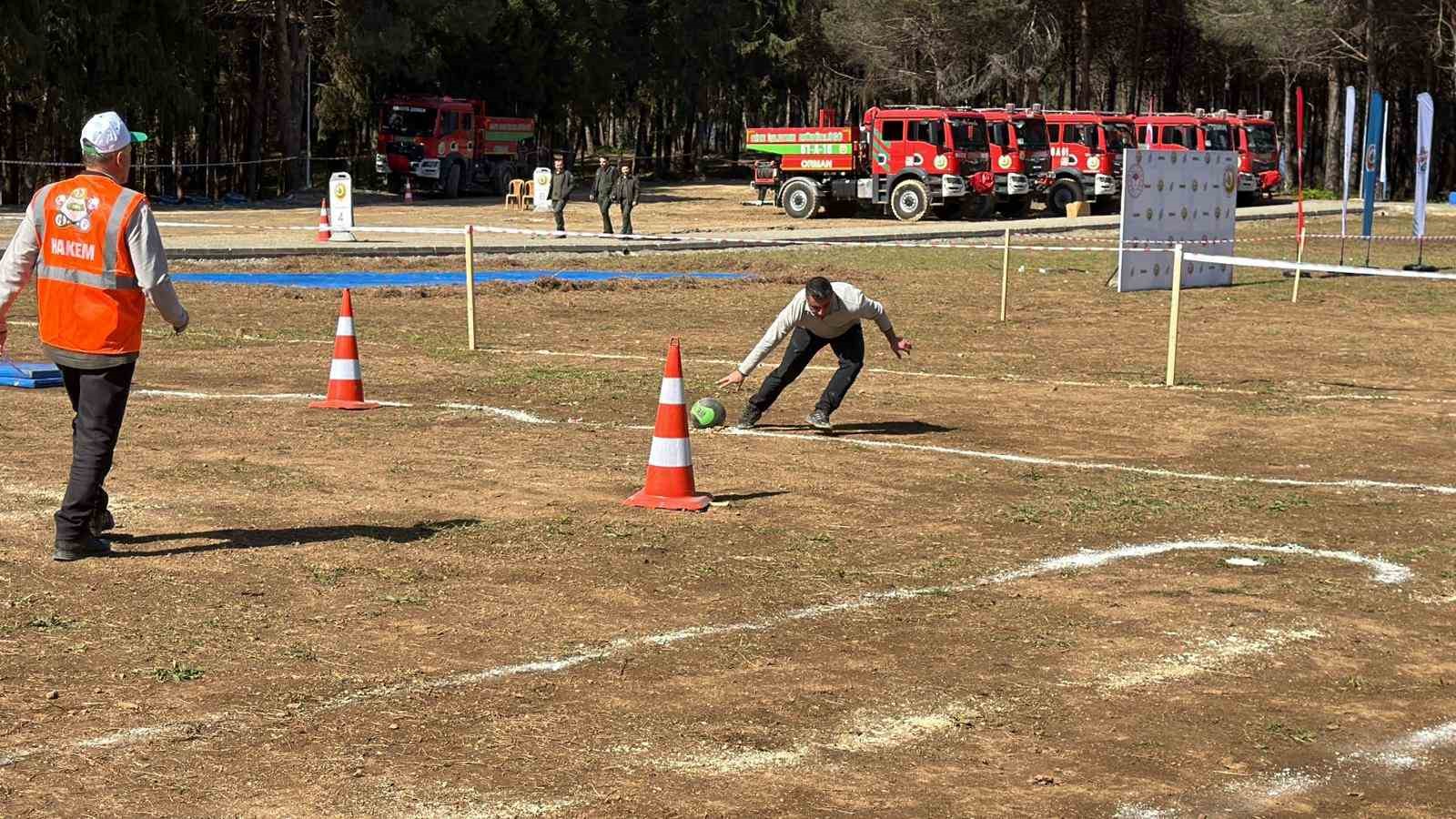 Ormancılar kıyasıya yarıştı
