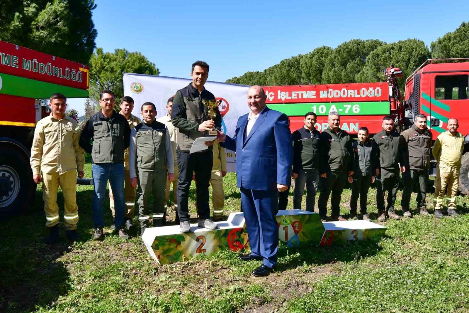 Ormancılar madalya için kıyasıya yarıştı
