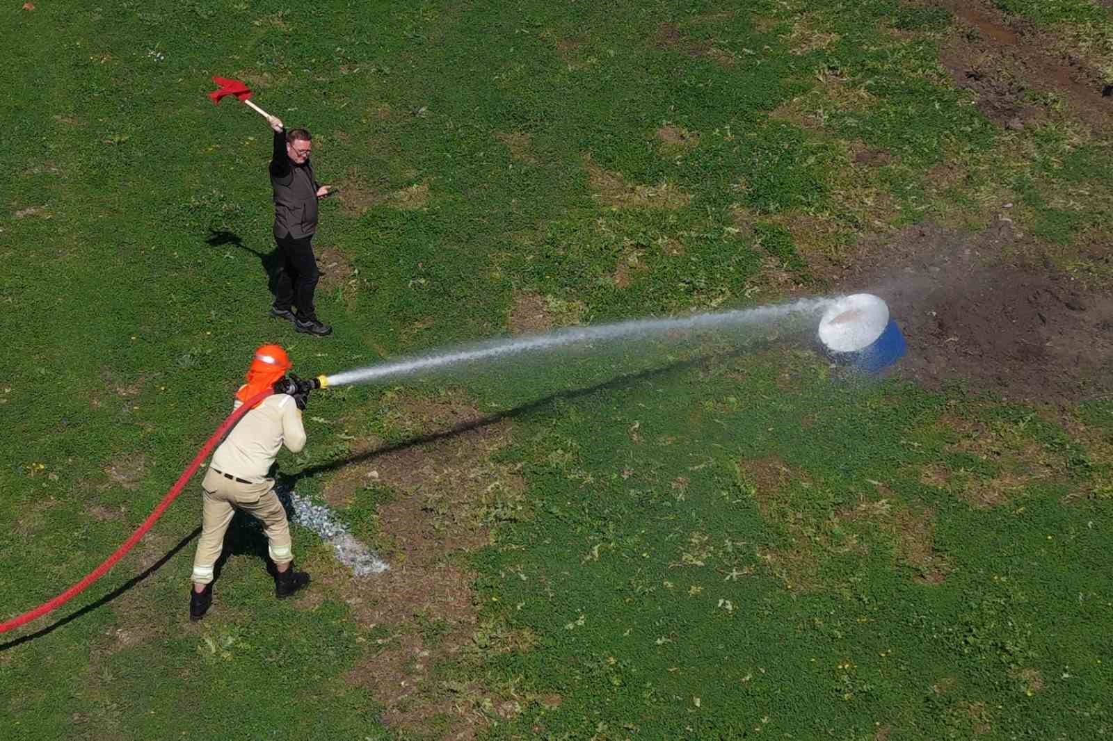 Ormancılar madalya için kıyasıya yarıştı
