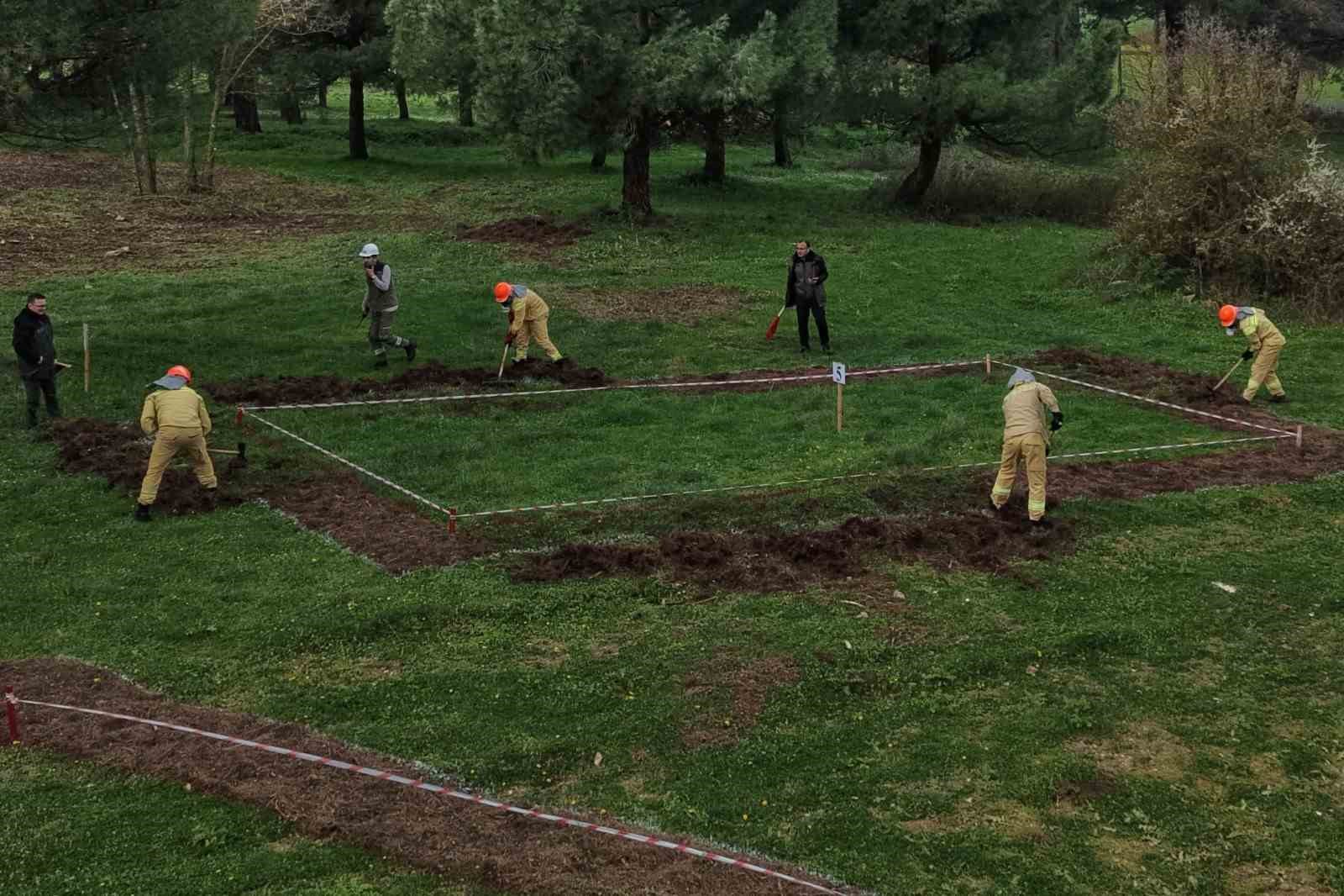 Ormancılar madalya için kıyasıya yarıştı
