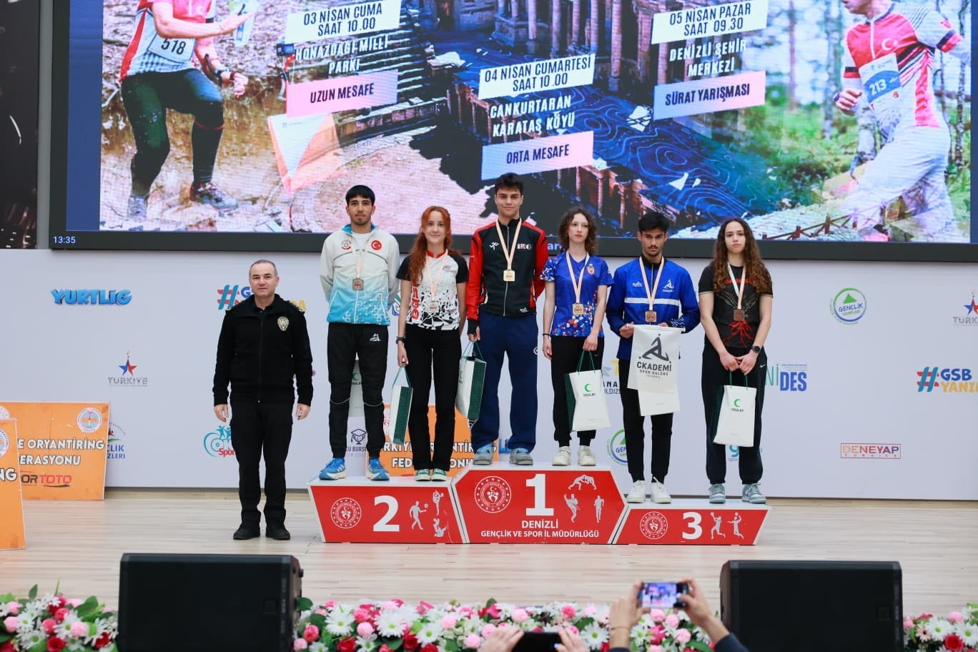 Oryantiring Türkiye Şampiyonası Denizli’de gerçekleşti
