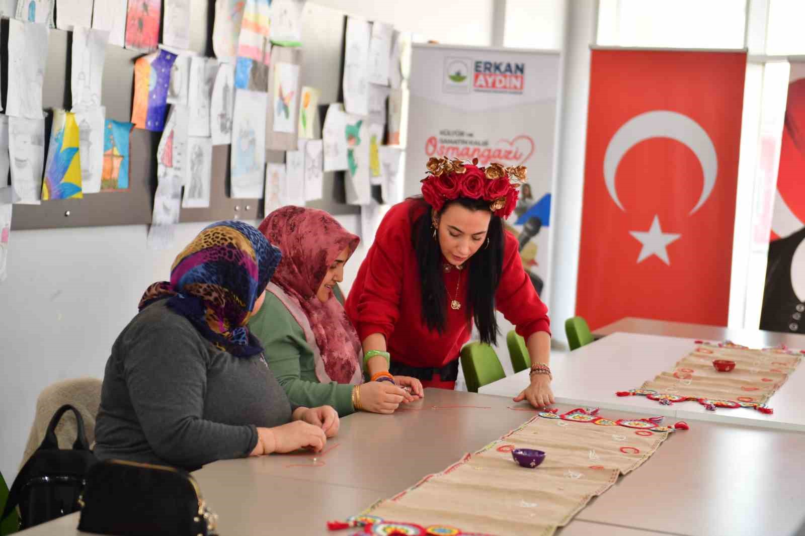 Osmangazi Belediyesi’nden baharı müjdeleyen atölye
