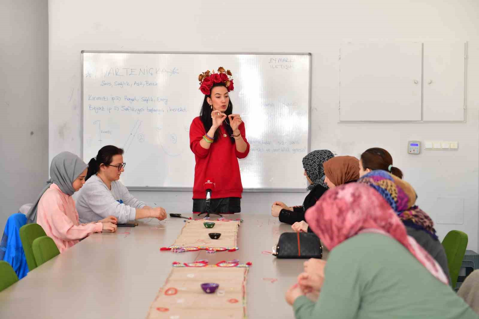 Osmangazi Belediyesi’nden baharı müjdeleyen atölye
