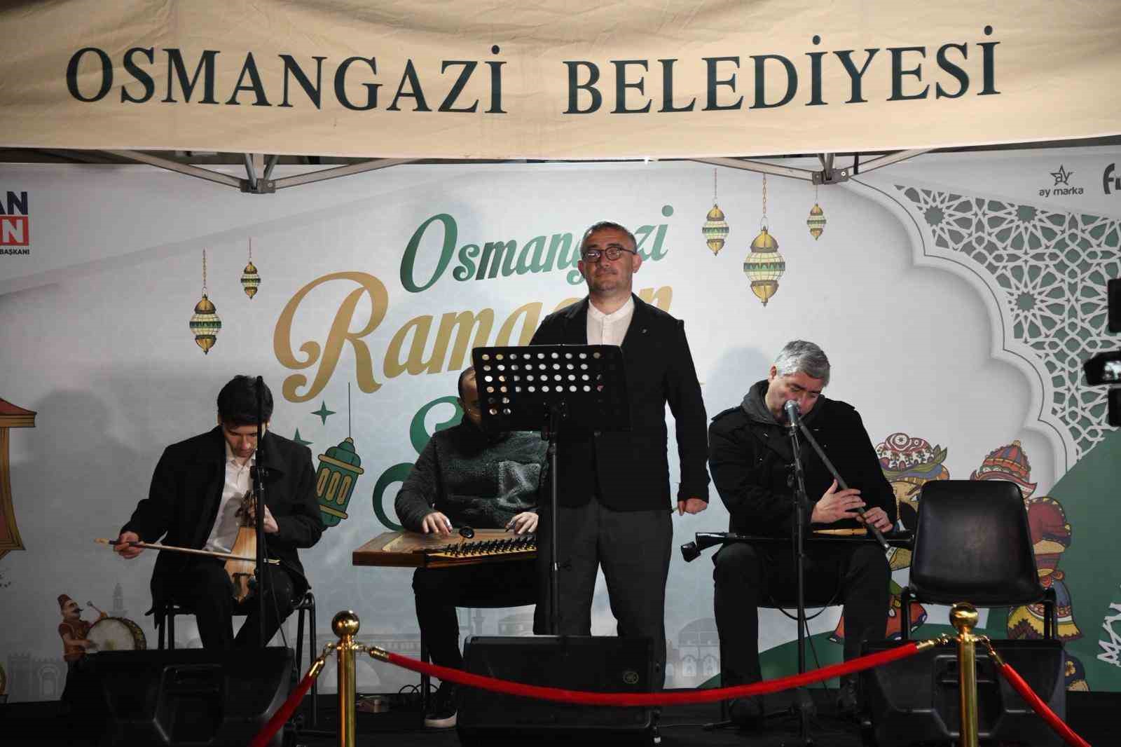 ‘Osmangazi Ramazan Sokağı’ huzur veren ezgilerle taçlandı
