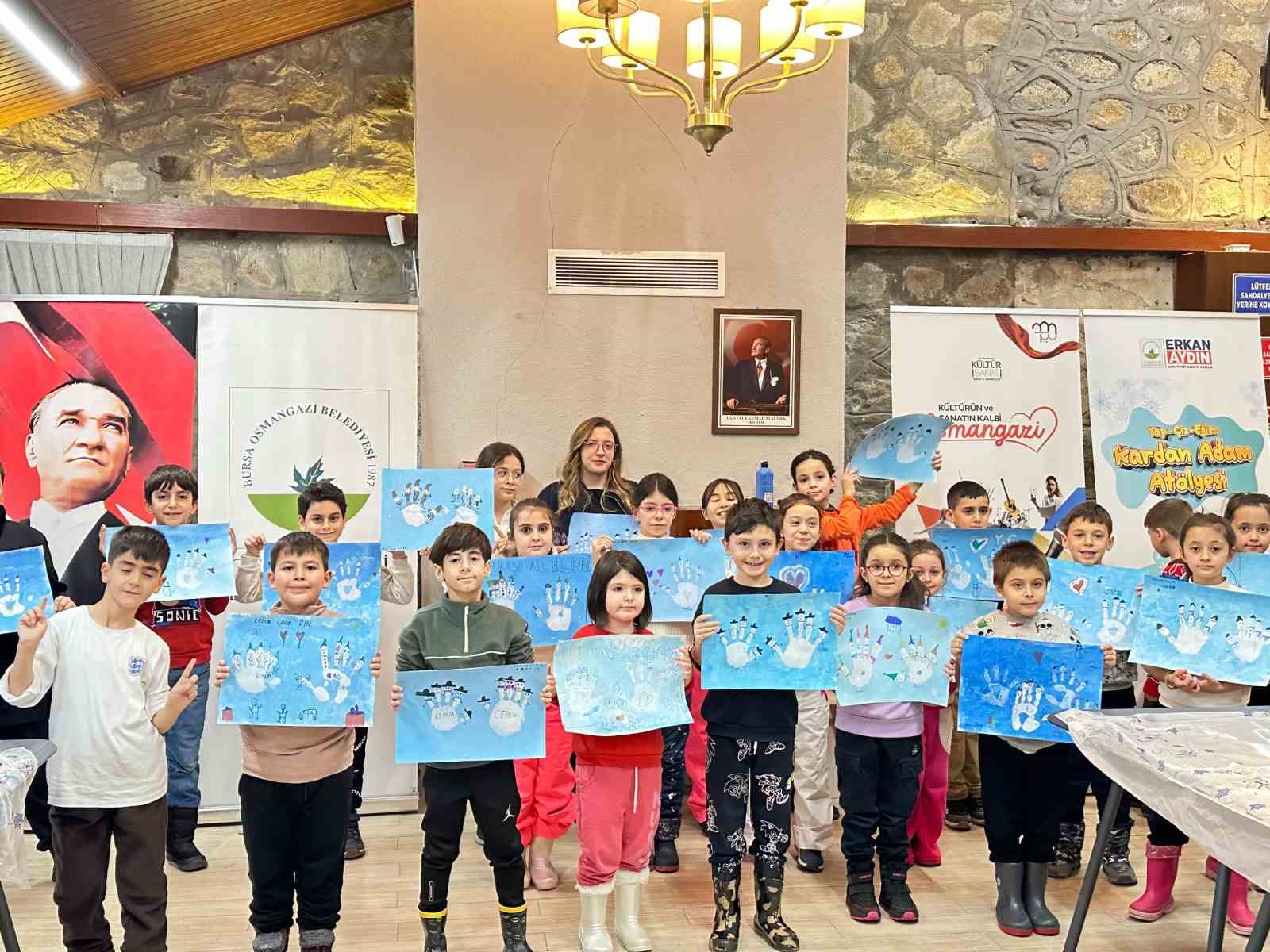 Osmangazi’de çocuklar kış neşesiyle buluştu
