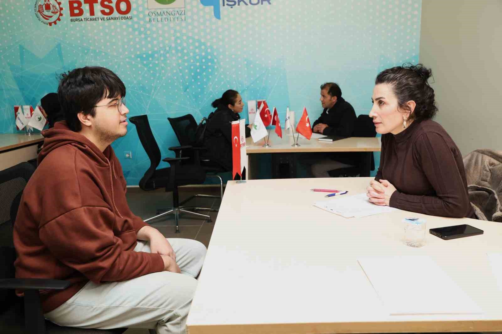 Osmangazi’de vatandaşlara iş olanağı sağlayan buluşmalar
