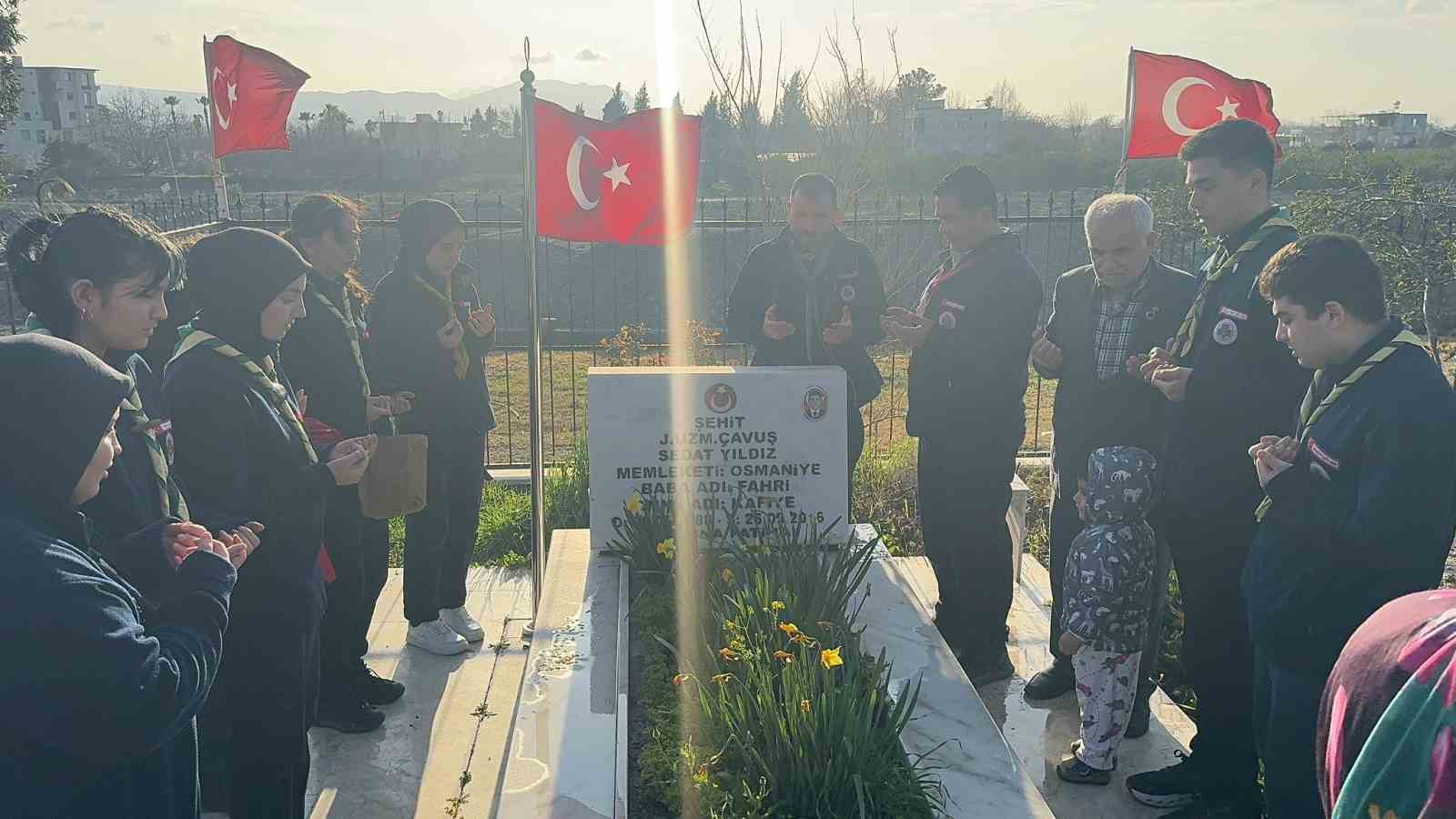 Osmaniye’de 18 Mart dolayısıyla şehit aileleri ziyaret edildi
