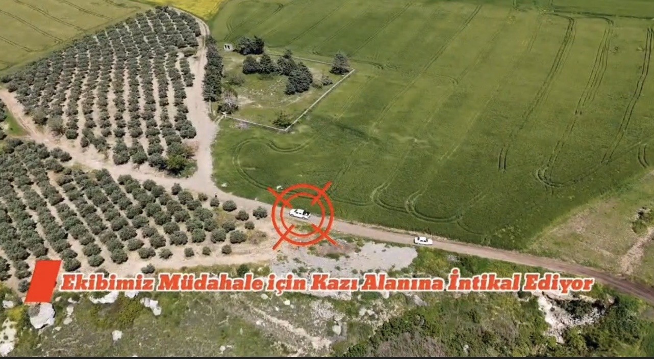 Osmaniye’de kaçak kazı yapan 6 kişi dronla yakalandı
