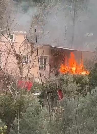 Osmaniye’de müstakil evin kilerinde çıkan yangın söndürüldü
