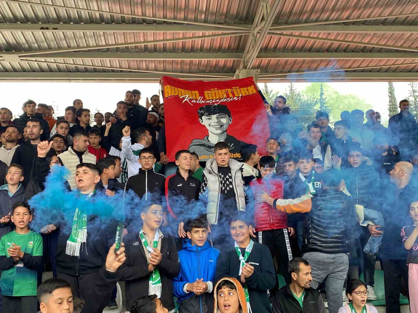 Osmaniye’de play-off maçında Adnan Göktürk Yeşil unutulmadı
