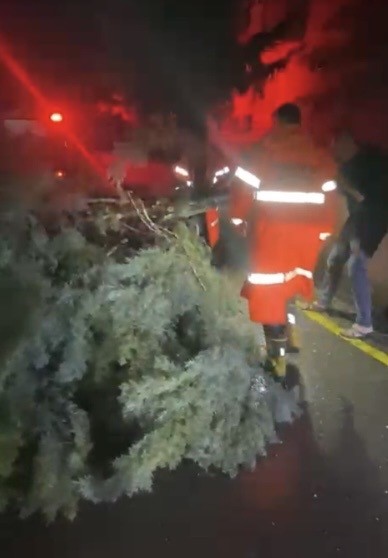 Osmaniye’de şiddetli yağış ve fırtına hayatı olumsuz etkiledi
