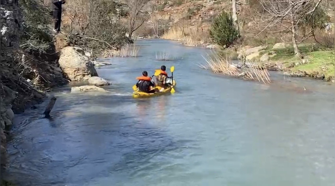 Osmaniye’de yağış sonrası Sabun Çayı’nda rafting heyecanı
