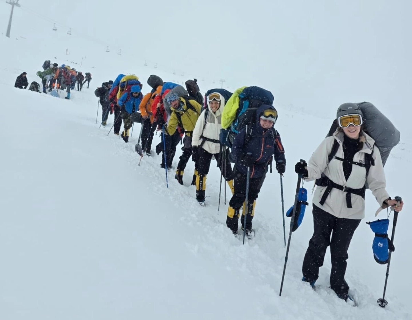 Osmaniyeli depremzede dağcılar Erciyes’te anma tırmanışı yaptı
