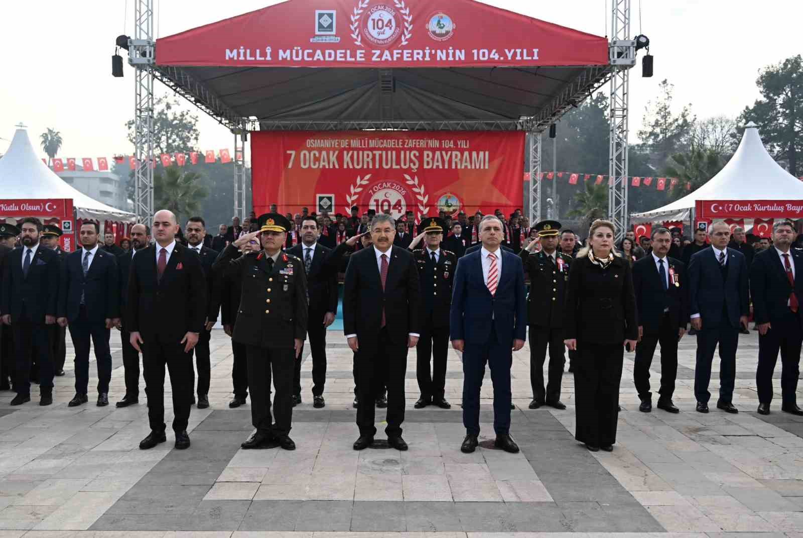 Osmaniye’nin kurtuluşunun 104’üncü yılı coşkuyla kutlandı
