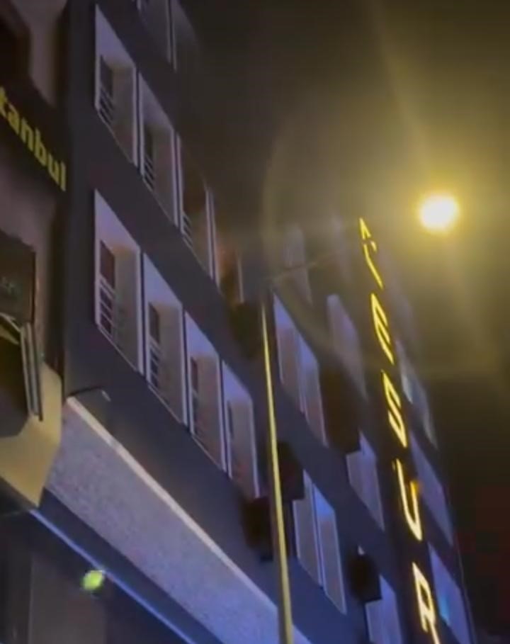 Otel odasındaki yangın itfaiye ve 112’yi alarma geçirdi
