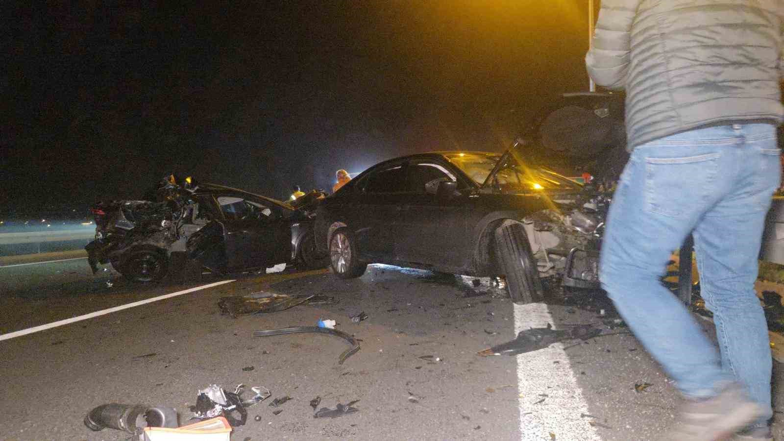 Otobanda feci kaza: 1 yaralı
