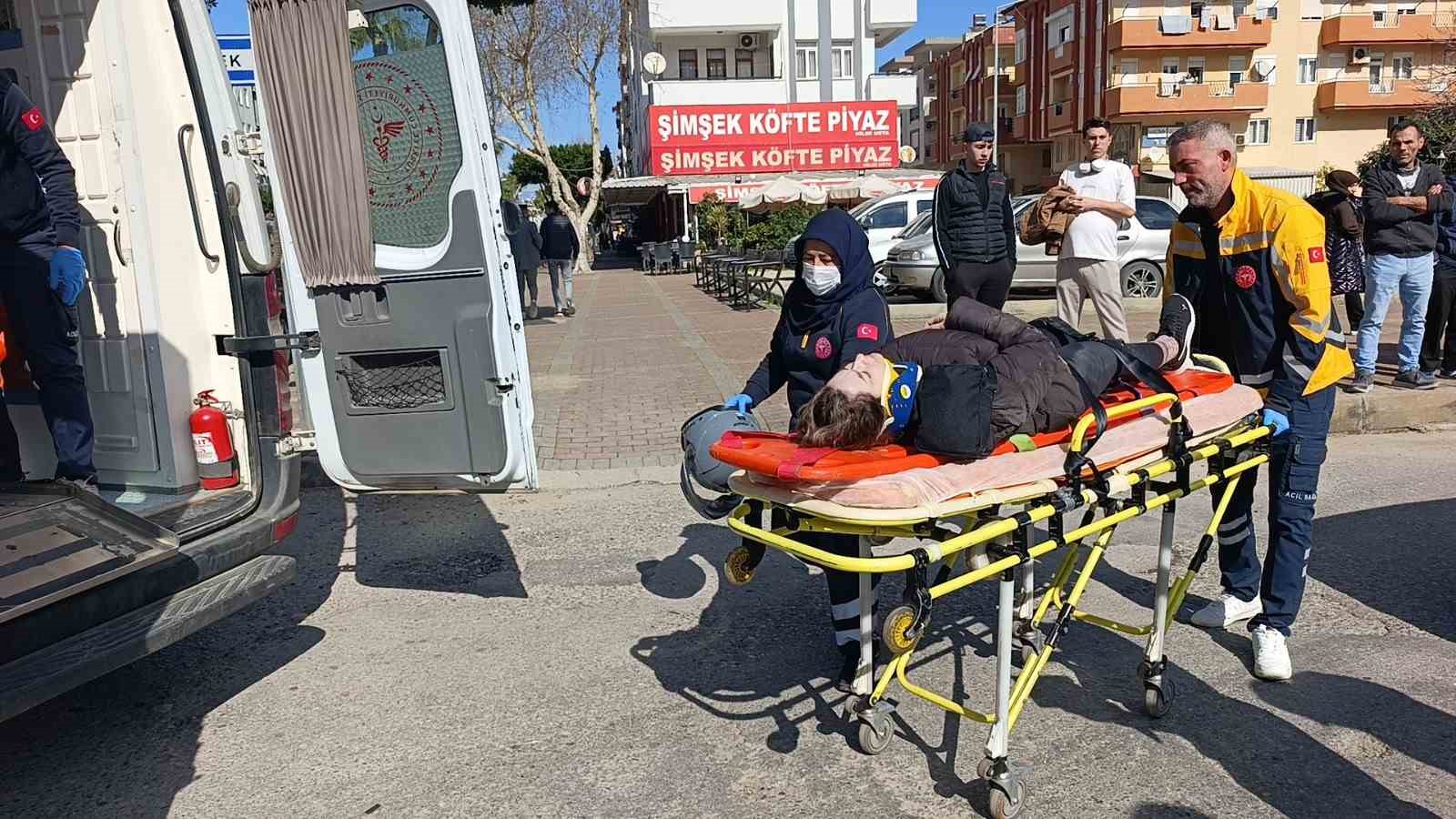 Otomobil ile motosiklet çarpıştı: 1 yaralı
