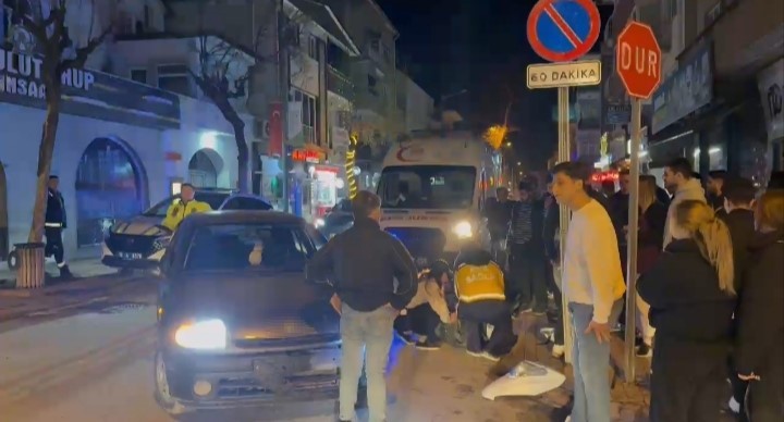 Otomobil ile motosiklet çarpıştı: 1 yaralı
