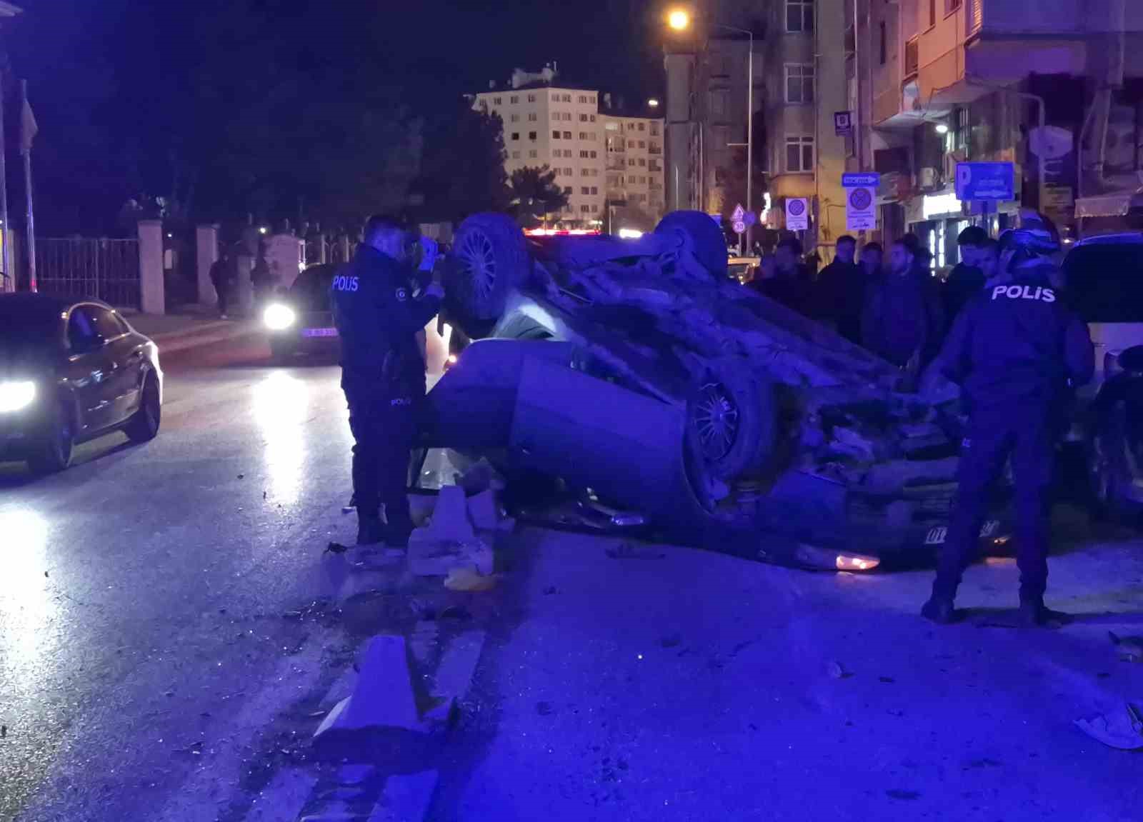 Otomobil takla attı: 1 yaralı
