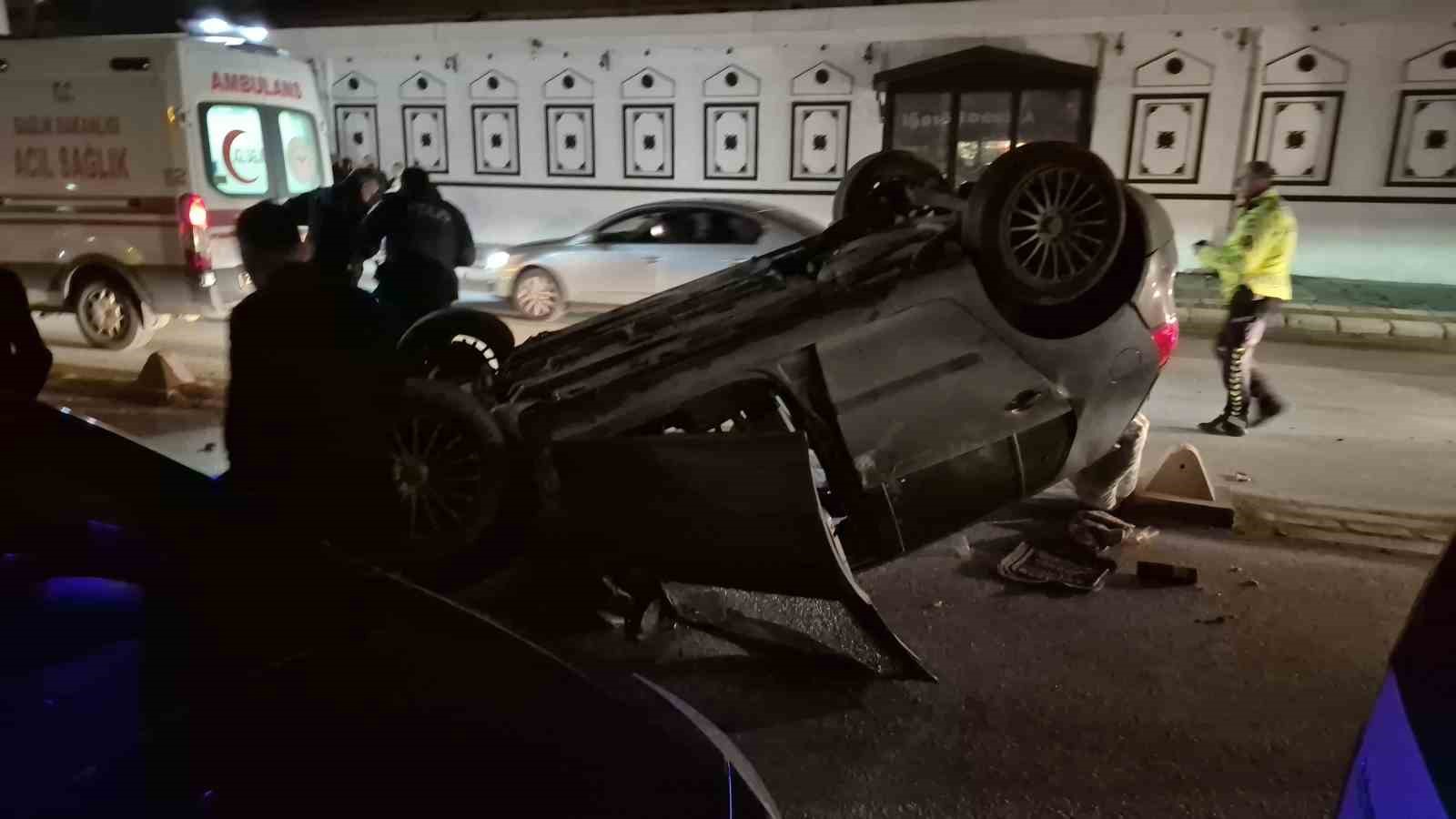 Otomobil takla attı: 1 yaralı
