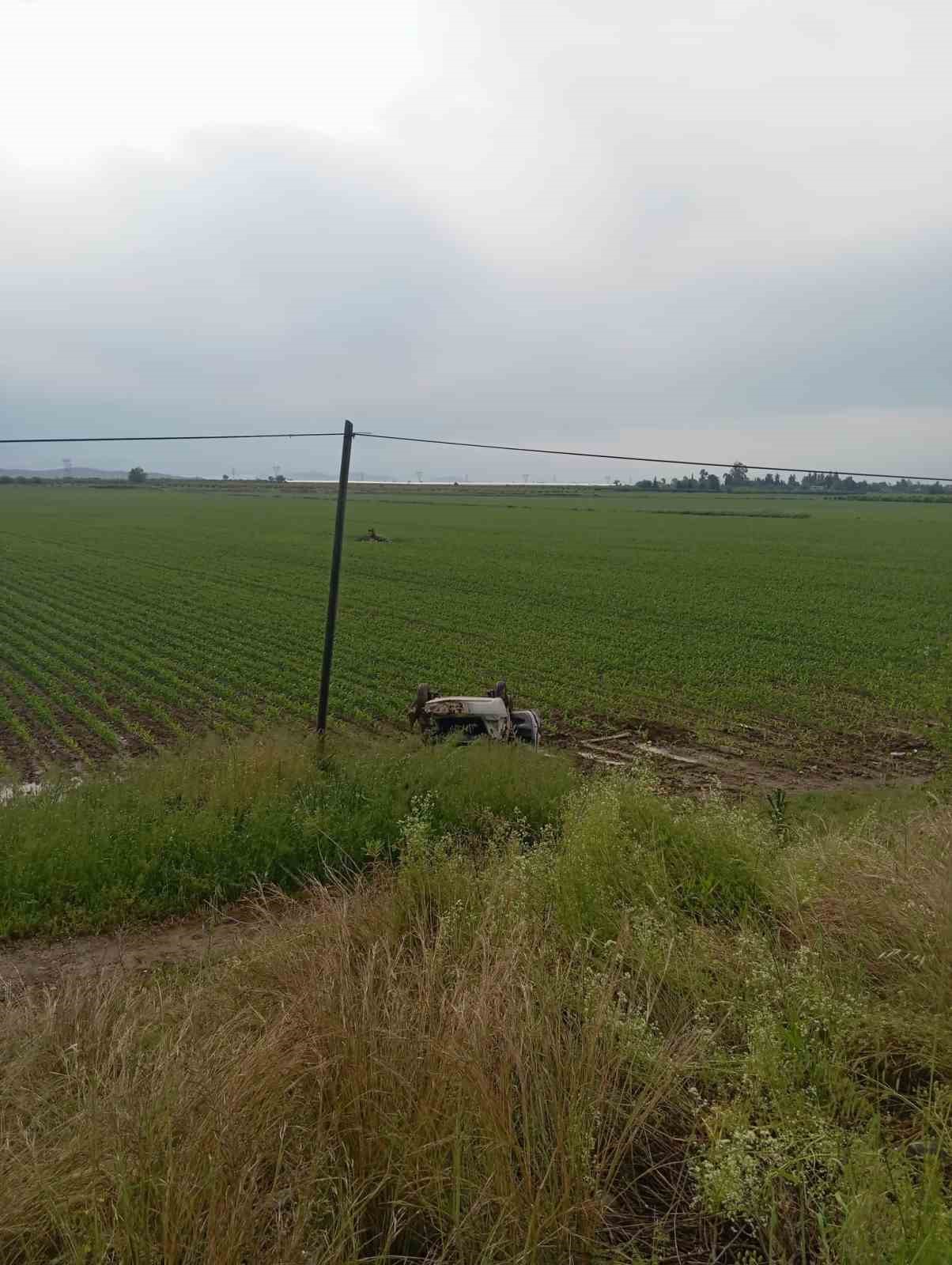 Otomobil takla attı, 4 yaralı
