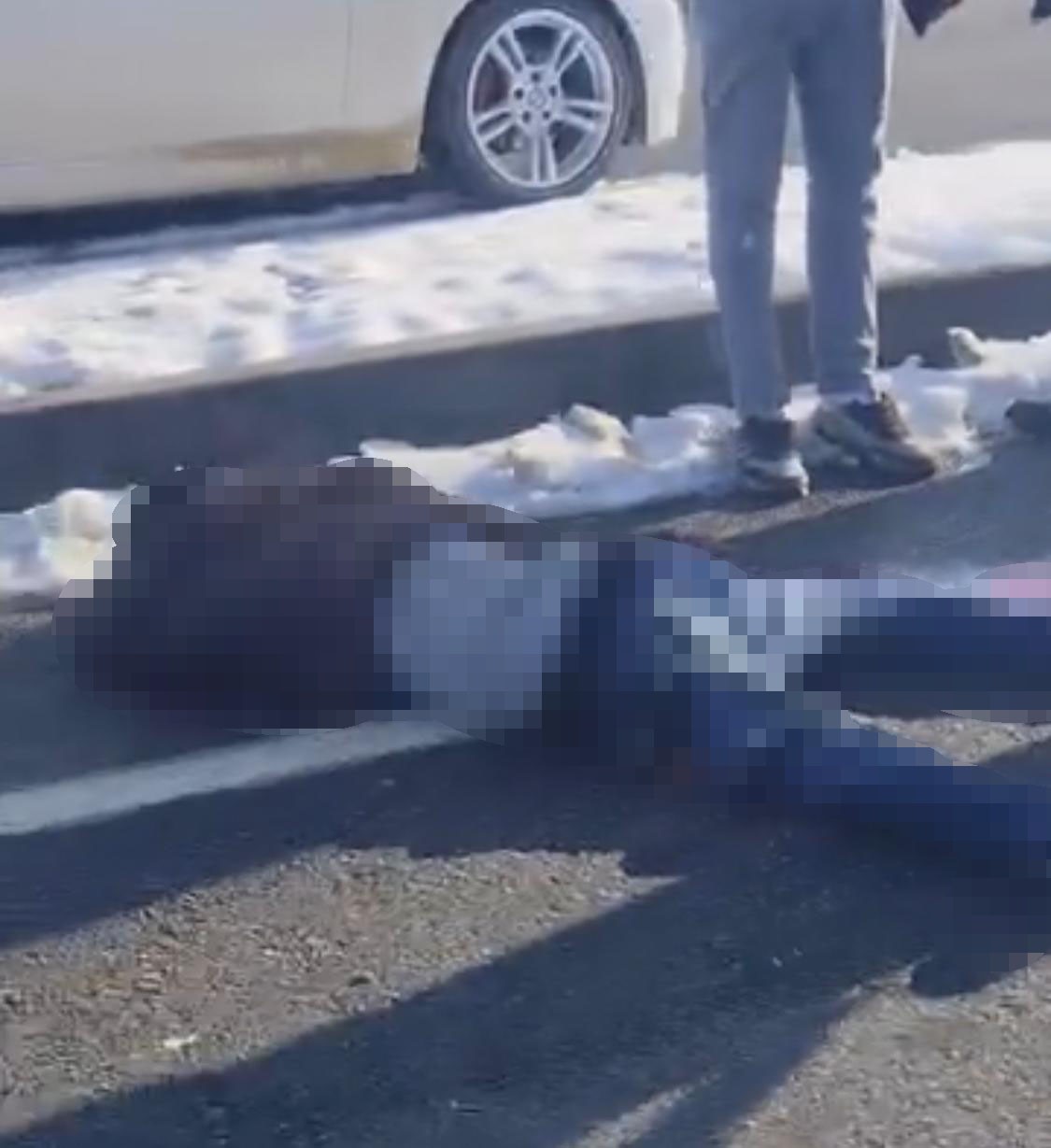 Otomobilin çarptığı yaya olay yerinde hayatını kaybetti
