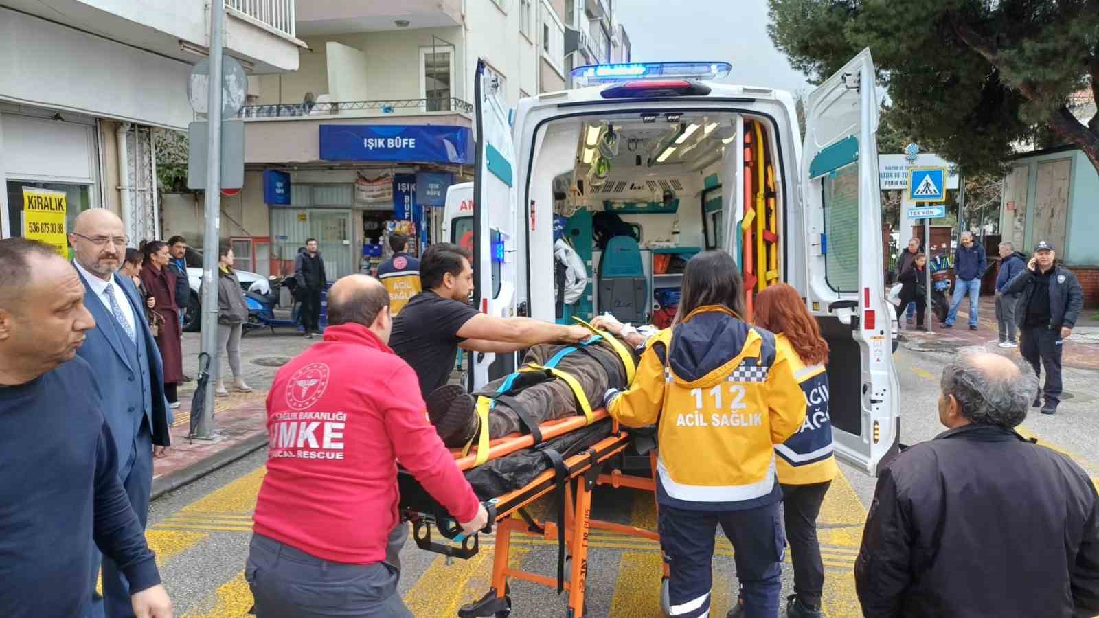 Otomobilin çarptığı yaya yaralandı
