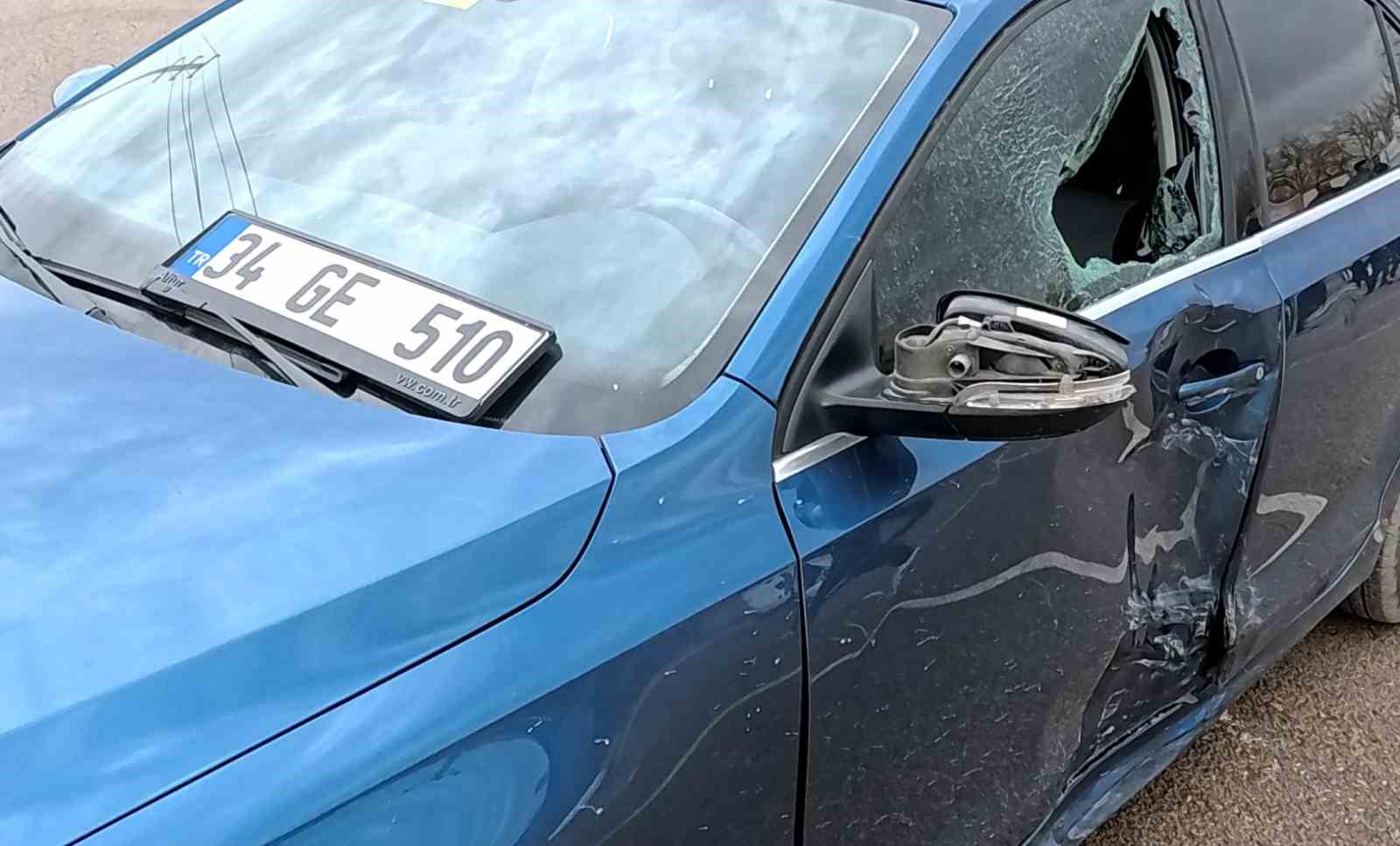 Otomobille çarpışan motosikletin 16 yaşındaki sürücüsü ağır yaralandı
