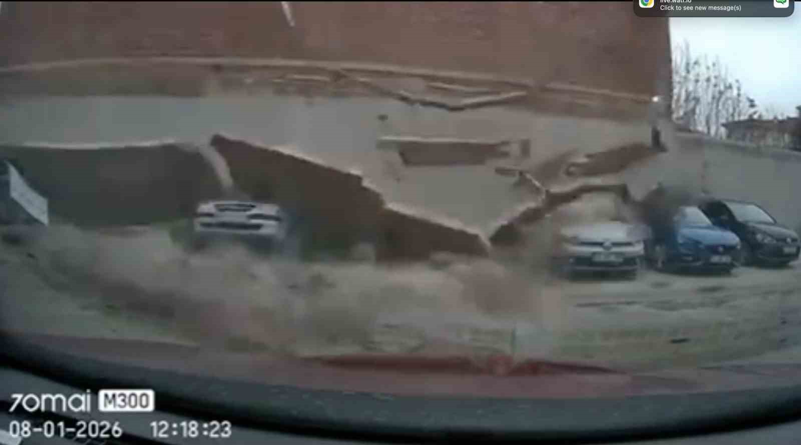 Otoparkta yaşanan facianın görüntüleri ortaya çıktı
