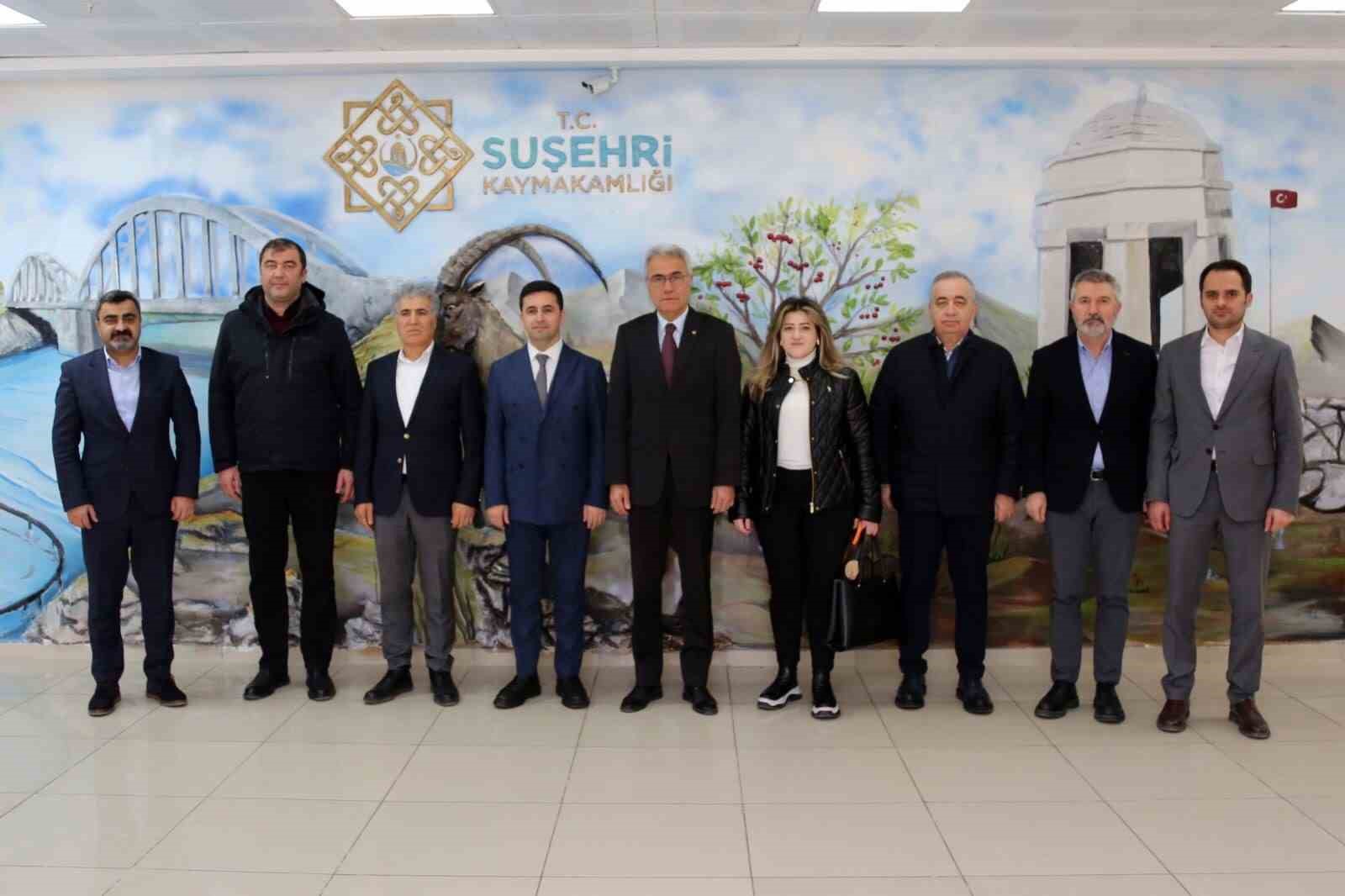 Özdemir, " Yerinde kalkınma ile ilçeler büyüyecek, Sivas güçlenecek"
