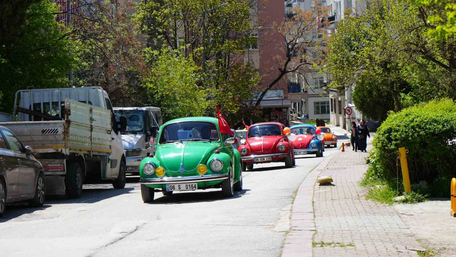 Özel çocuklar, tosbağa arabalarla konvoy yaptı
