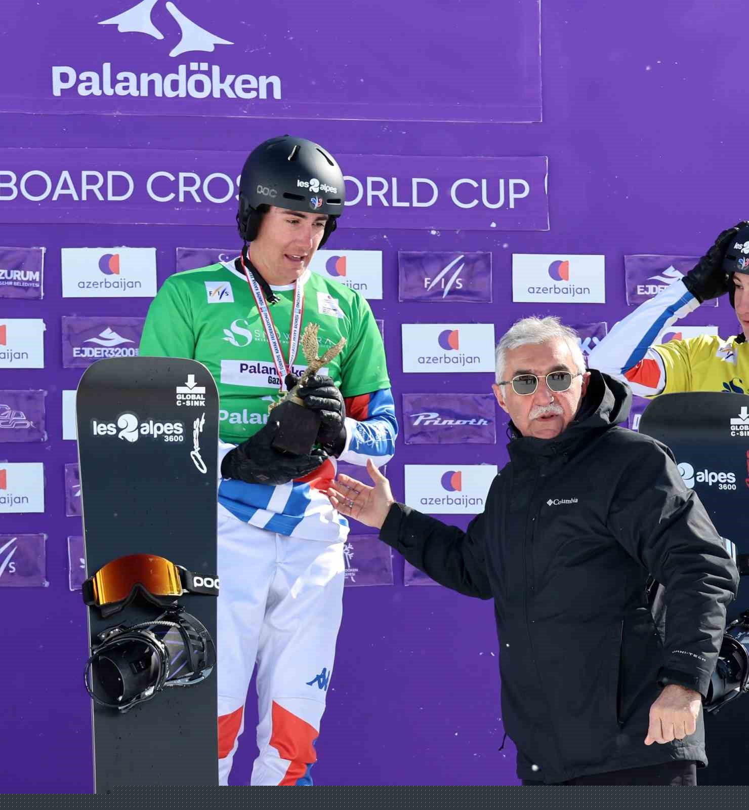 Palandöken’de FIS SBX Snowboard Dünya Kupası zirvesi
