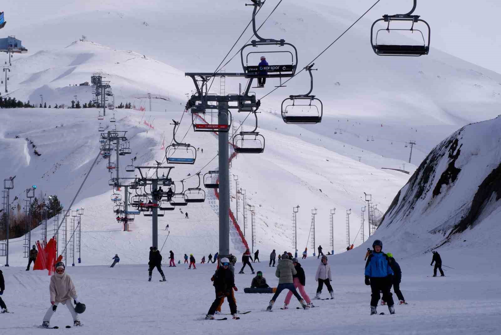 Palandöken’de sezon 15 Nisan’a kadar uzadı
