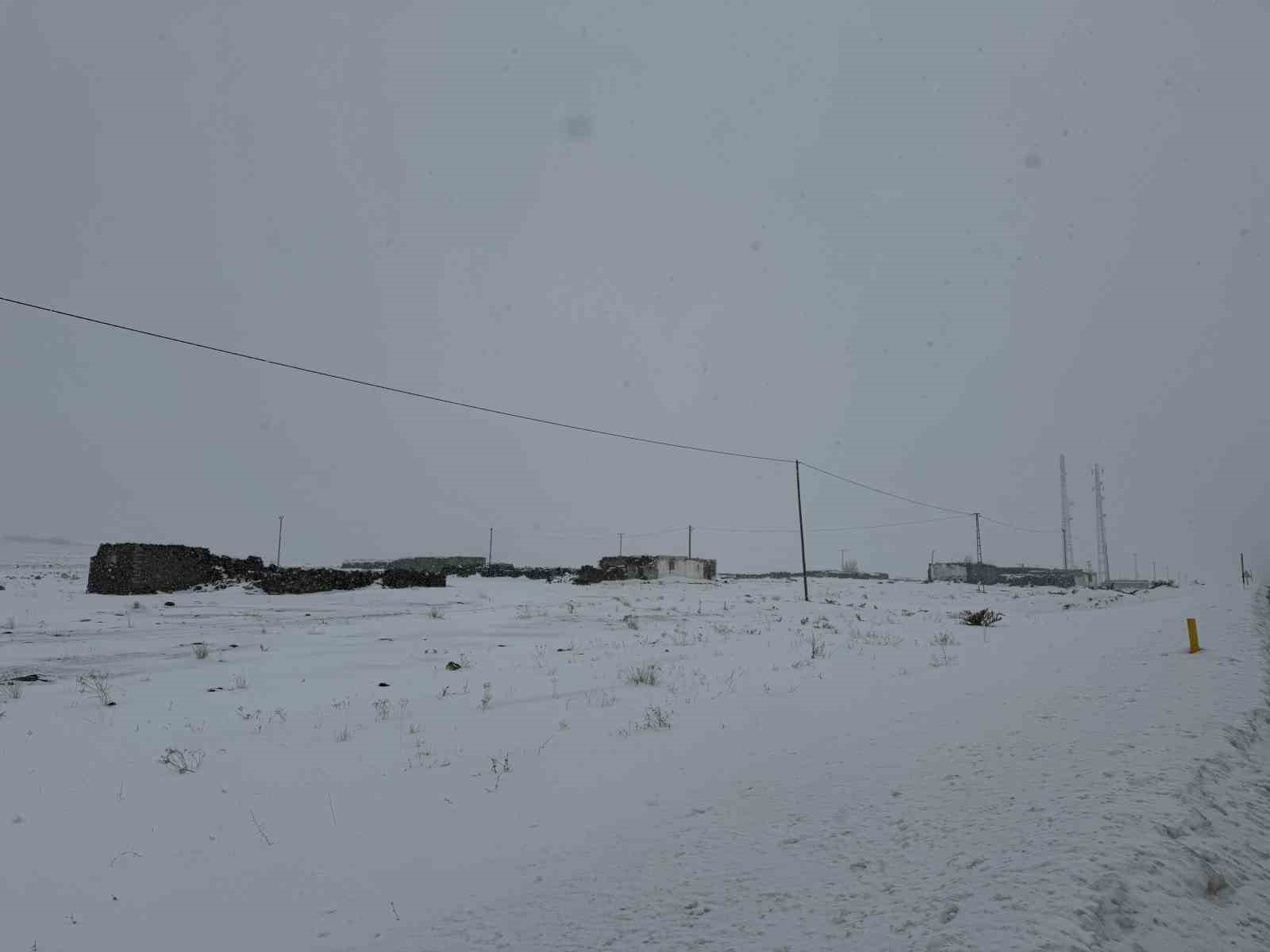 Pamuk Geçidi’nde kar ve sis ulaşımı olumsuz etkiledi
