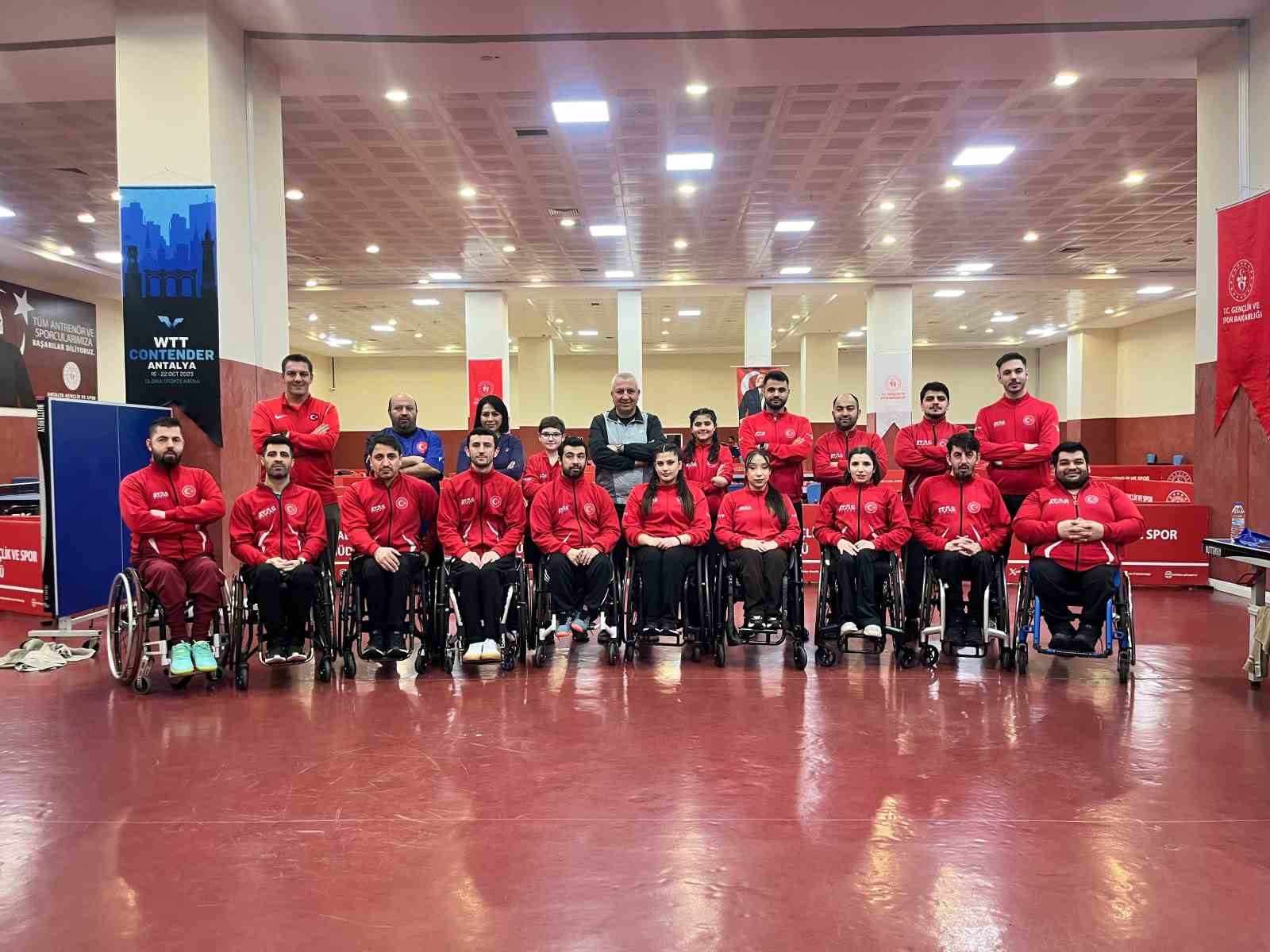 Paralimpik Masa Tenisi Milli Takımı Antalya’da kampa girdi
Paralimpik Masa Tenisi Milli Takımı Antalya’da kampa girdi