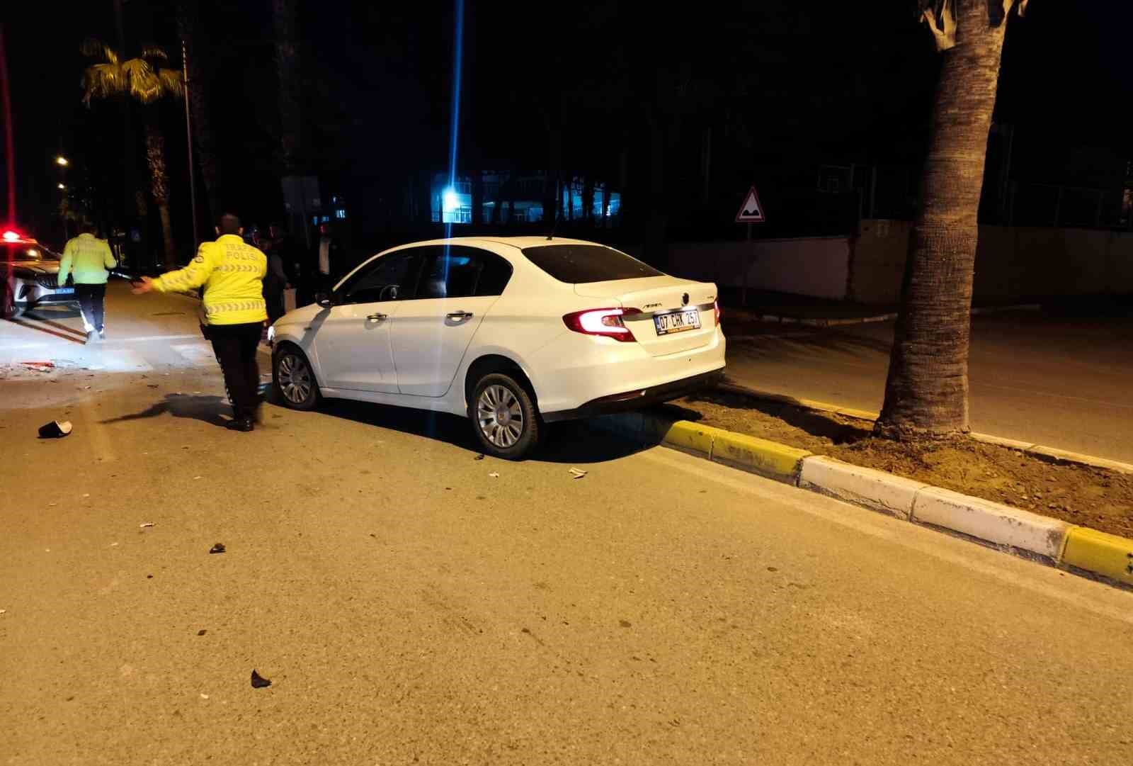 Park halindeki araçları hurdaya çevirdi, 3.41 promil alkollü çıktı
