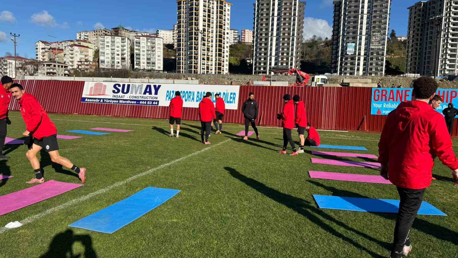 Pazarspor’da ikinci yarı mesaisi başladı
