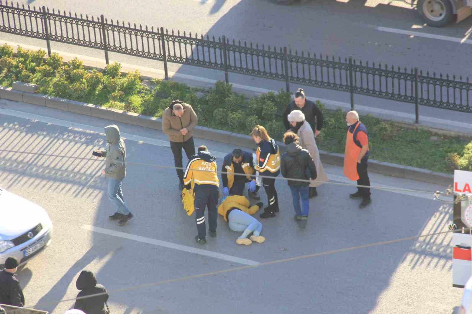 Pikap ile motosiklet çarpıştı: 1 yaralı
