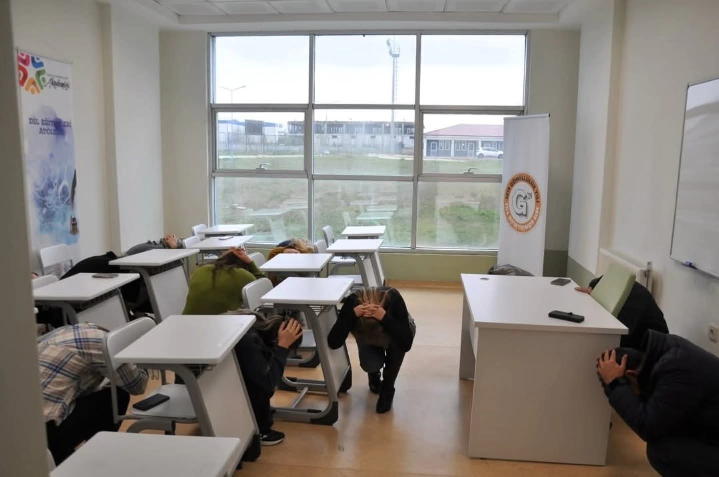 Pınarhisar’da yangın ve deprem tatbikatı gerçekleştirildi
