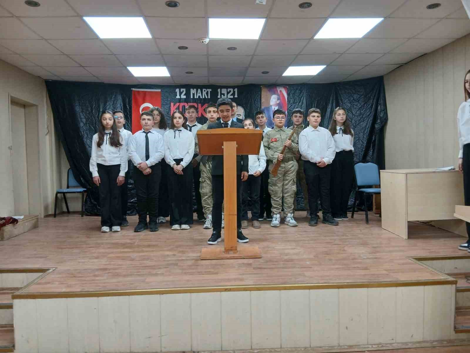 Posof’ta İstiklal Marşı’nın kabulünün 105’nci yıldönümü etkinliği
