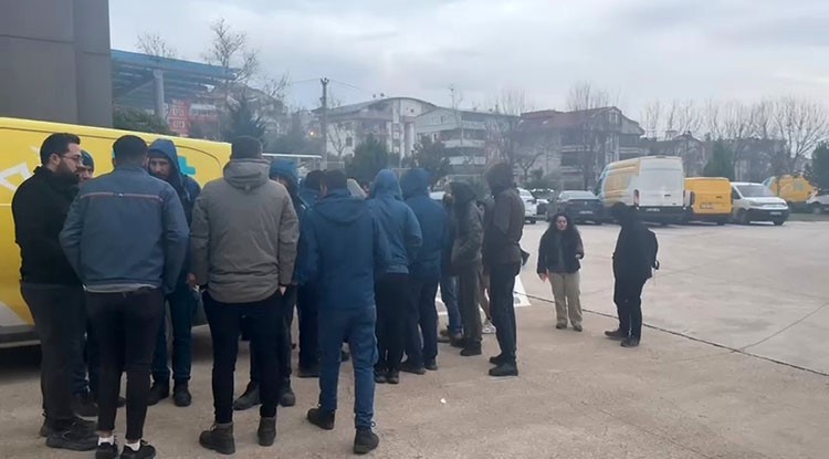 PTT’de iş bırakma eylemi
