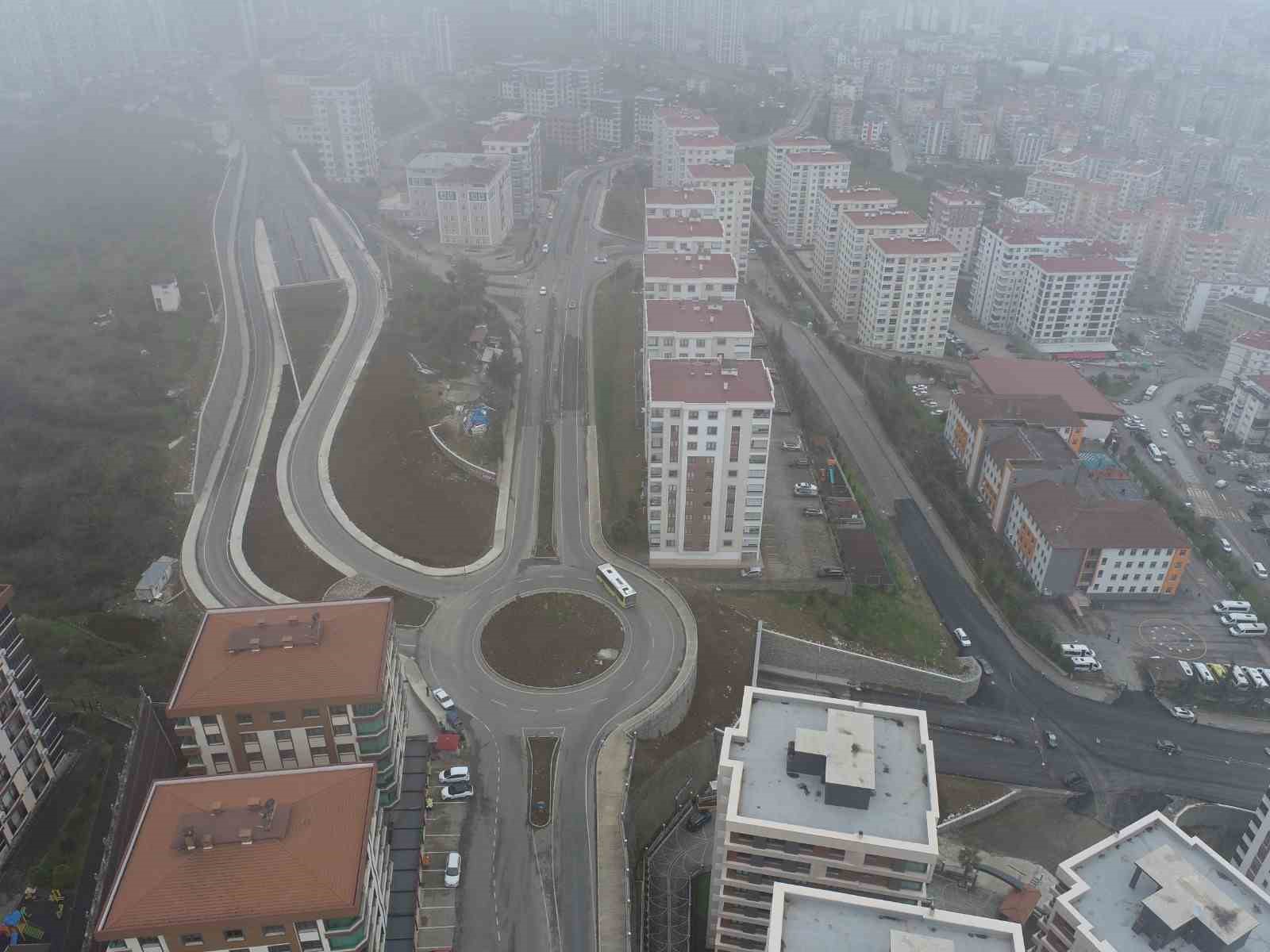 Pulathane Bulvarı’nda yol yapım çalışmaları sürüyor
