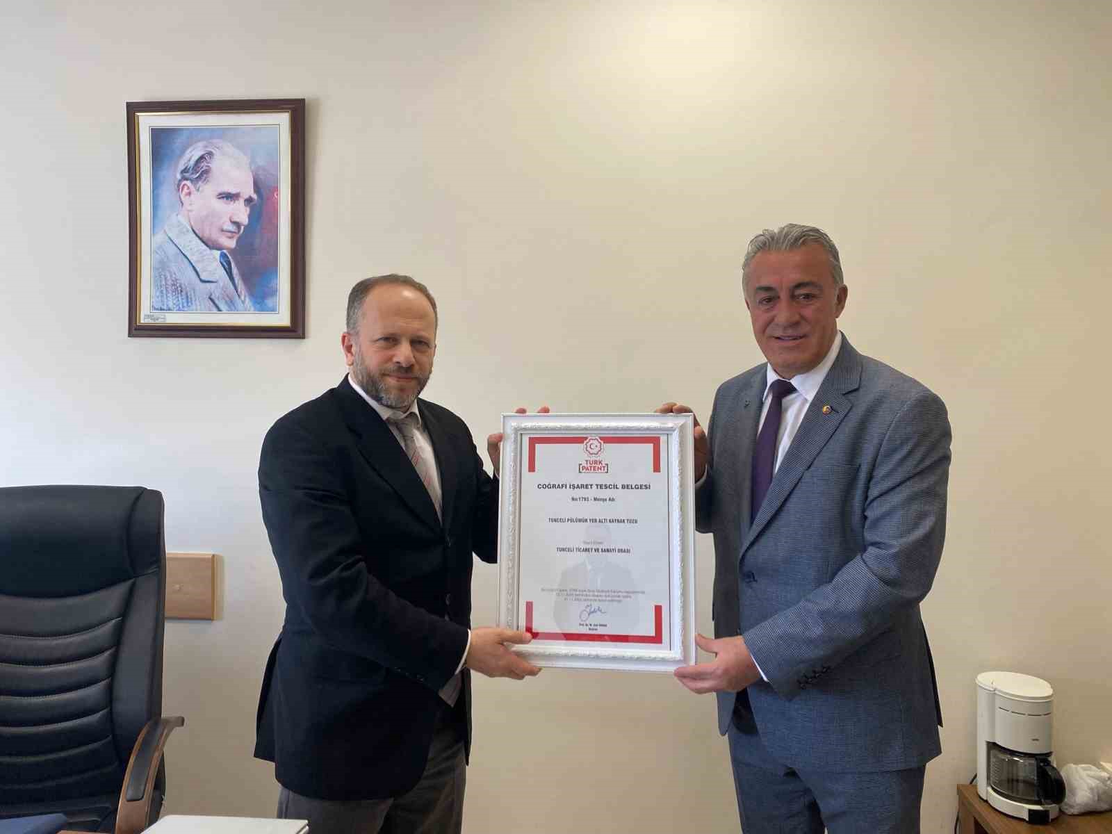 Pülümür doğal kaynak tuzu coğrafi işaretle tescillendi
